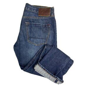 DH3 Men 34X30 Jake Selvedge Selvage Straight Blue Jeans EUC
